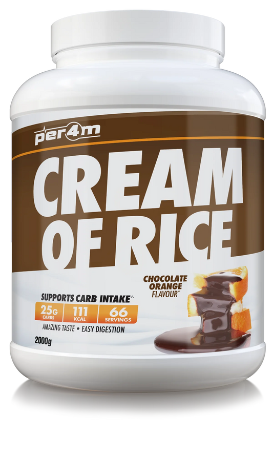 PER4M cream of rice, choc orange single serving (30g)