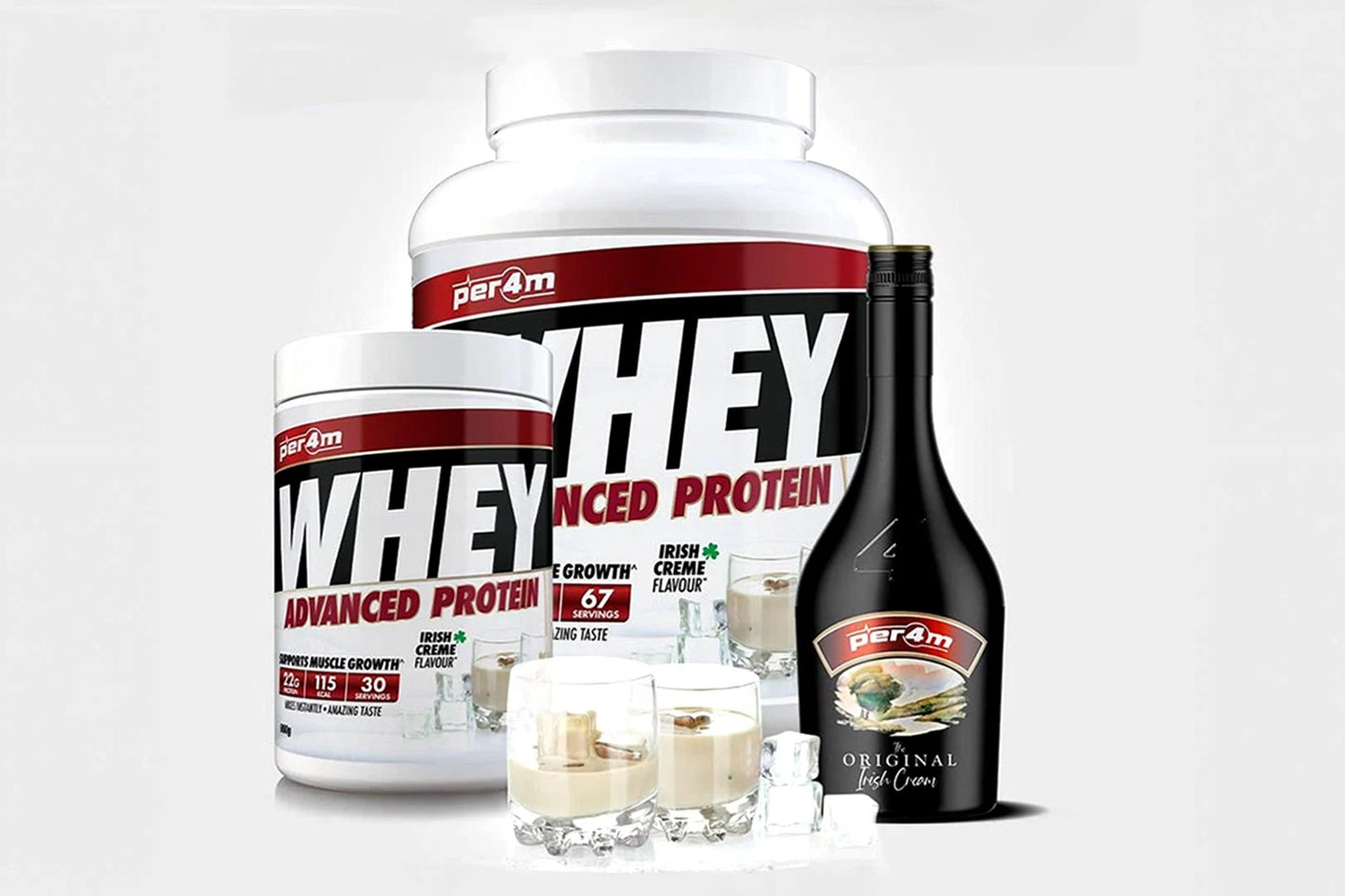 PER4M Irish Crème whey, single serving (30g)