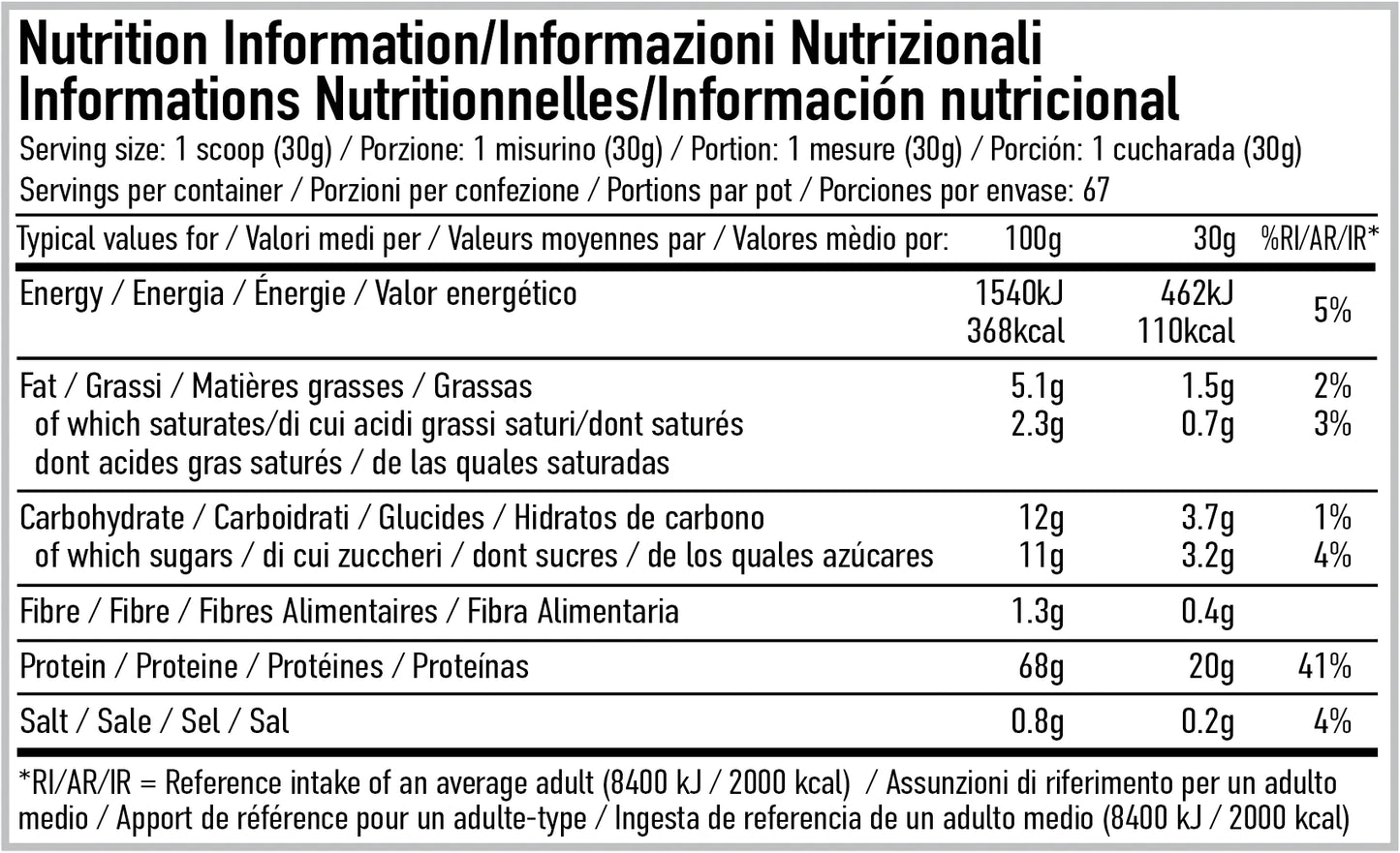 Per4m Birthday Cake, single serving (30g)