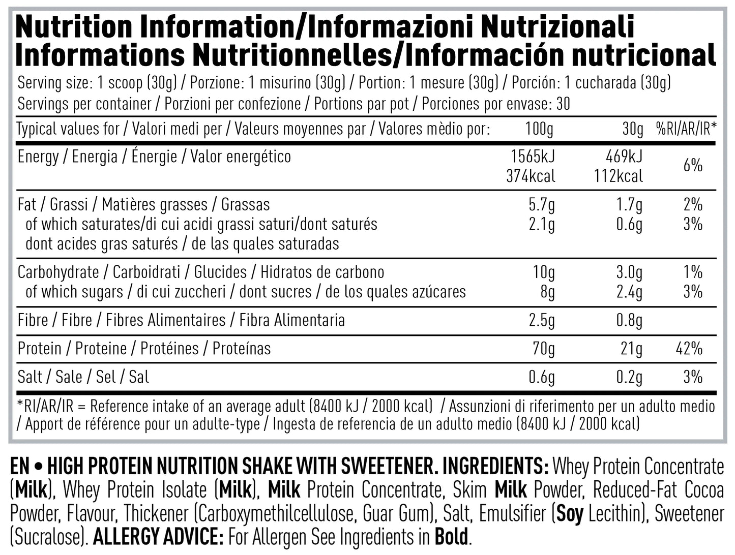 Per4m Chocotella single serving (30g)